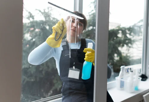 Nettoyage de vitres intérieures et extérieures à Saint-Léger